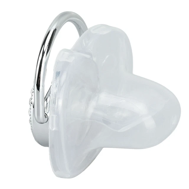 (F) Chupete de silicona para bebé ergonómico para bebés de 6-18 meses