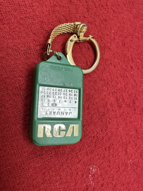 Key Chain Keychain RCA 1970 All 12 Months Included Work Simplification Program