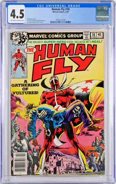 Human Fly #18 CGC 4.5 (Feb 1979, Marvel) Lee Elias & Rudy Nebres Cover