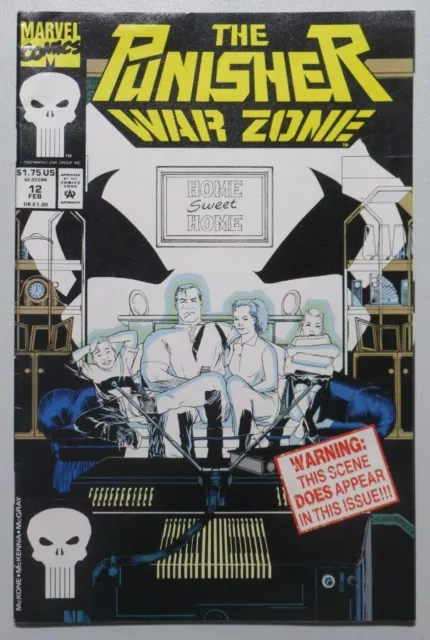 The Punisher War Zone Psychoville  Part 1 Issue #12 Marvel Comic Book 1993 9727