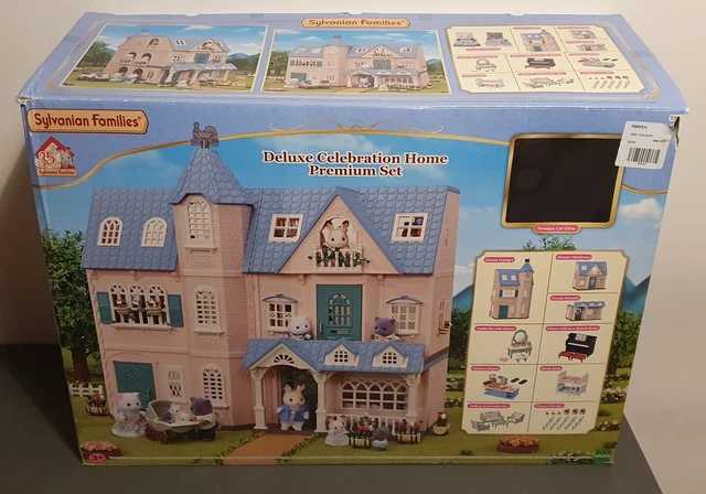 Sylvanian Families Celebration Home Premium Deluxe - Set Casa Con Mobili E Figure