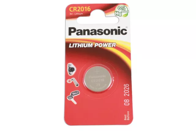 Connect Panasonic Coin Cell Battery CR2016 1pc 36907