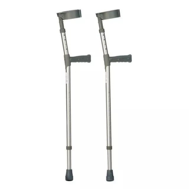 Drive Adjustable Lightweight Aluminium Adult Elbow Double Crutch Walking Aid