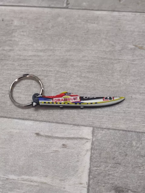 Drambuie On Ice keychain - Scotch whiskey liqueur - VINTAGE Boat Racing