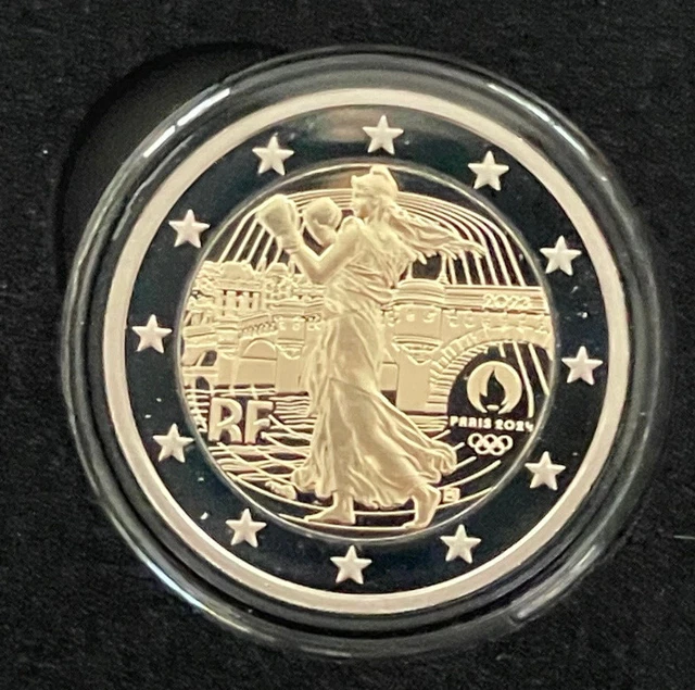 FRANCE 2023 2 Euro Be 2023 Olympic Games 2024 New Condition Iii