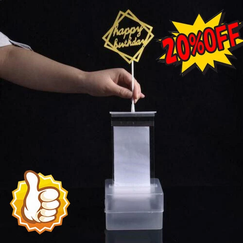 CAKE ATM HAPPY Birthday Money Dispenser Box Cake Pull Kit Sale New Out