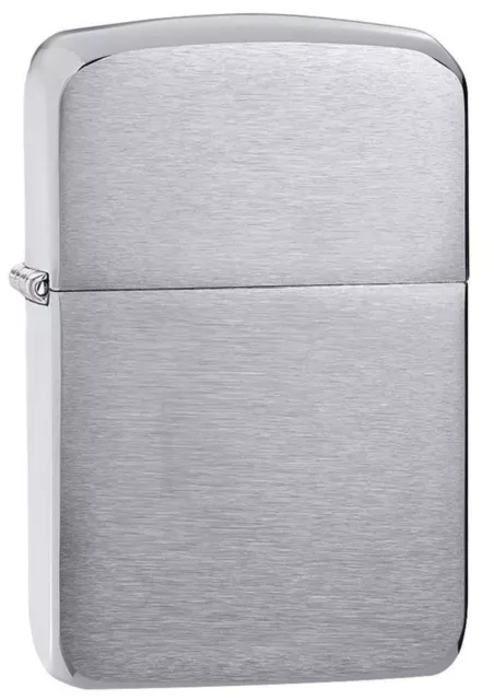 Zippo 1941 Replica Pocket Lighter, Brushed Chrome 1941-000943