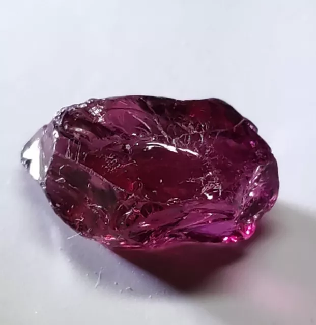 Granat Var. Rhodolith - Kristall, 4,00ct 11,7x7,0x5,3mm, transp., Tansania #2315