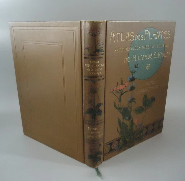 Atlas végétal des Plantes médicinales - Sébastien Kneipp - 1894 - 41 planches