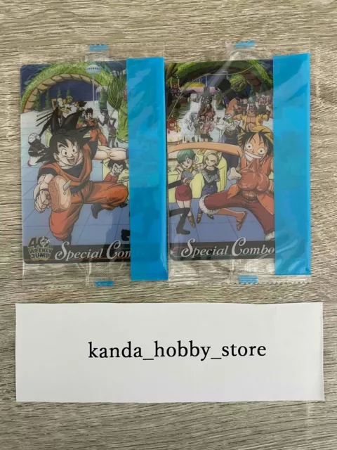 DRAGON BALL ONE PIECE Special Combo Card 40th weekly JUMP
