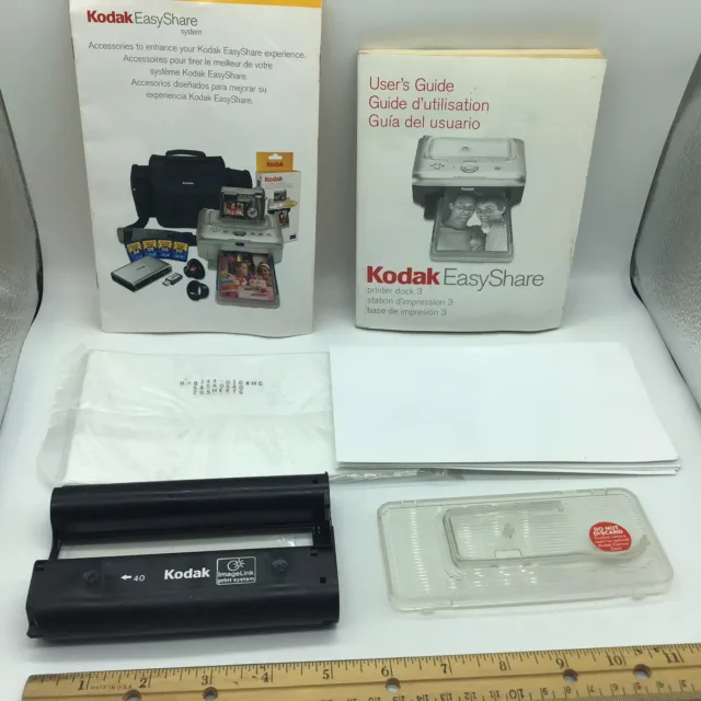 Kodak Easy Dock manuales de 3 piezas