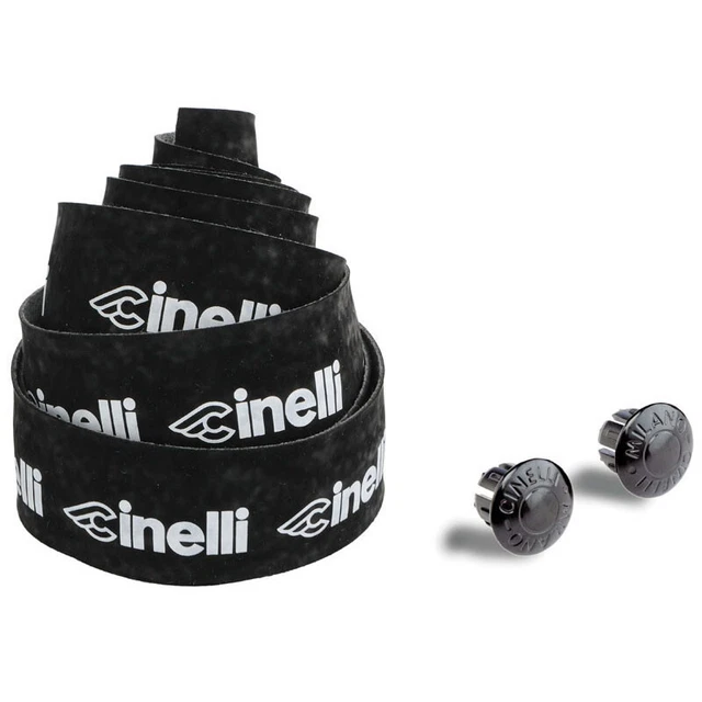 Velvet Handlebar Tape Logo Black CN041N CINELLI Handlebar Accessories
