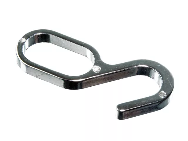Wardrobe Rail Support Rod Hook For Oval Fitting CP Chromed | Onestopdiy New