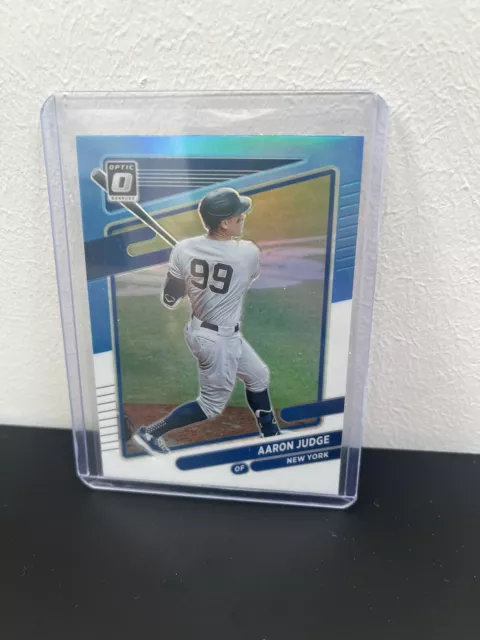 2021 Panini Donruss Optic Baseball - Blue-white #184 Aaron Judge