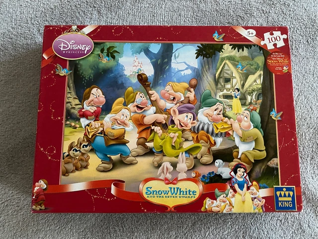 DISNEY SNOW WHITE And The Seven Dwarfs 100 Piece Jigsaw 5+ £2.50 ...