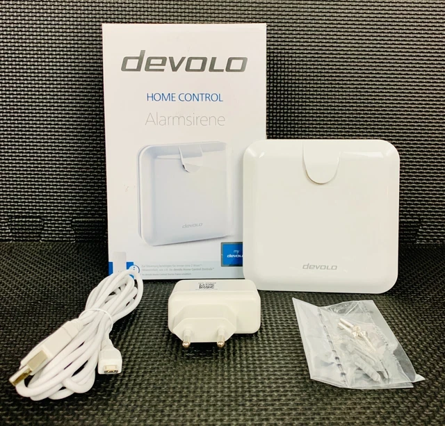 Devolo Smart Home, Home Control Alarmsirene, Alarmanlage Haus und Wohnung