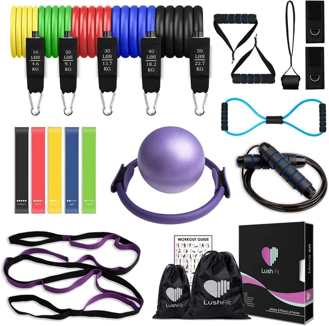 Pilates Yoga Fitness Kit Pilates Ball - Yoga Stretching Band - Resistance Band