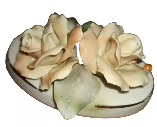 Porcelain Rose Flowers  Exclusive Figurine vintage