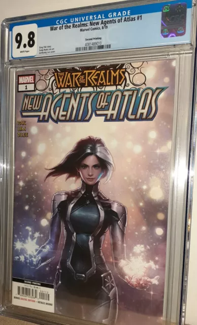 War of Realms: New Agents of Atlas #1 CGC 9.8 Luna Snow 2nd Print NEWLY GRADED