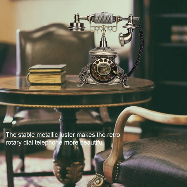 Vintage Telephone Retro Landline Telephones For Home Hotel Office Dec ZZ1