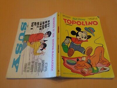 Topolino N° 666 Originale Mondadori Disney Buono 1968 Con Bollini