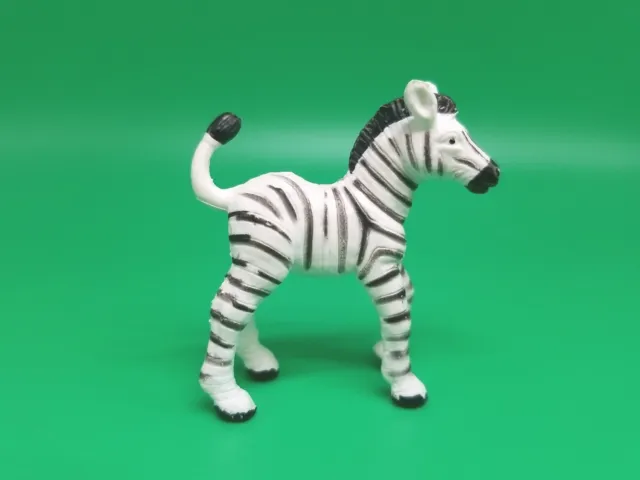 Safari LTD. Baby Zebra Mini Figure Wild Animal Jungle Toy Retired Collectible