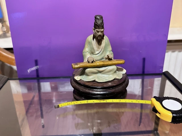 Oriental - Chinese / Japanese Ceramic Figure - Man Sitting