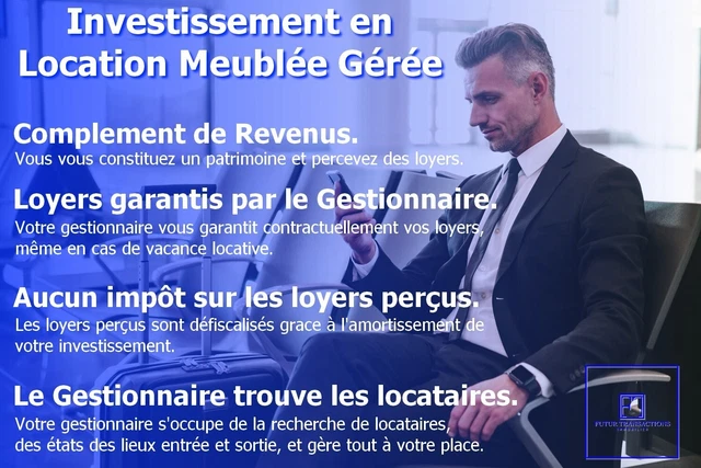 63 Clermont-Ferrand - Appartement T2 Meublé - 33.5 M² - Pour Investisseur 2