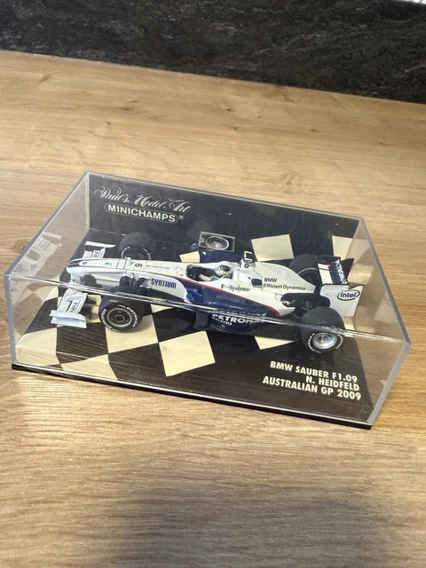 Miniature BMW Sauber F1.09 Heidfeld 2009 1/43 Minichamps - Occasion