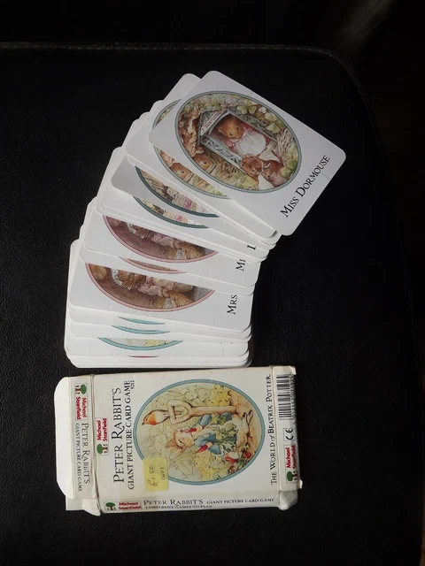 Peter Rabbit Rummy Card Game MICHAEL STANFIELD PETER Rabbit's Giant Picture Card Game £15.00 ...
