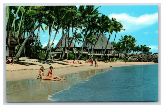Yanuca Island Resort Fiji South Pacific UNP Chrome Postcard S14