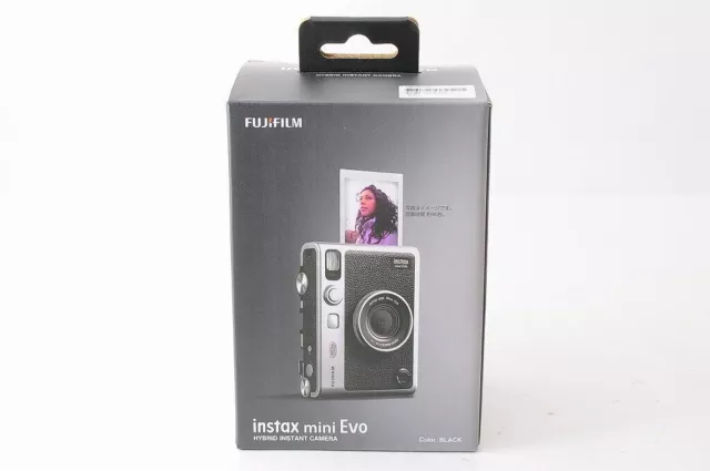 【Nuevo】 Cámara instantánea híbrida FUJIFILM instax mini Evo Black de...