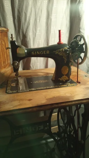 BOITE d'ACCESSOIRES pour MACHINE à COUDRE SINGER pièce sewing machine  c1930/60 !
