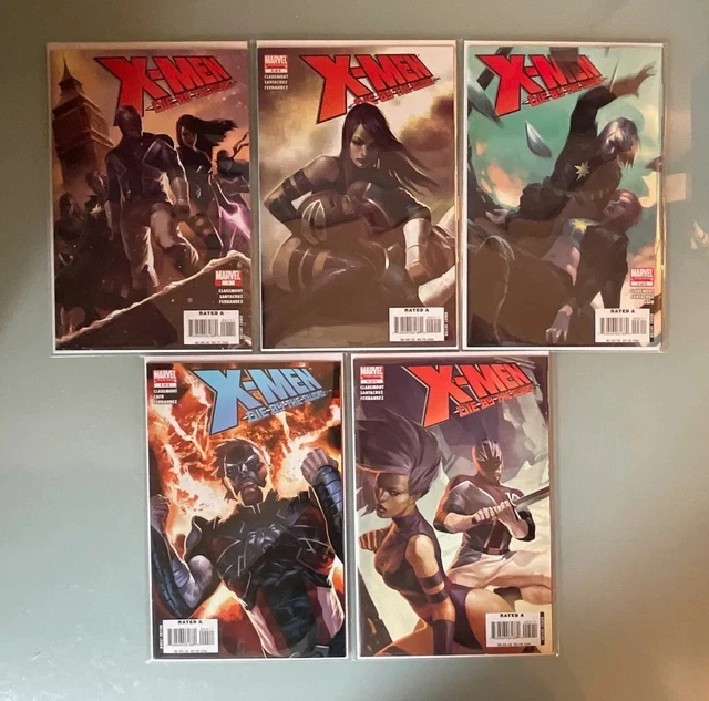 X-Men Die By The Sword #1-5 (2007) Complete Set - Marvel - NM