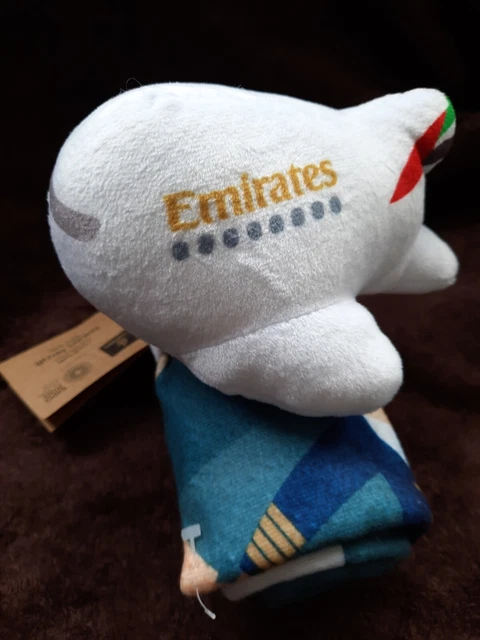 Emirates Aircraft Soft Toy & Blanket Buddy Expo 2020 Collectible New Emirates Aircraft Soft Toy & Blanket Buddy Expo 2020 Collectible New