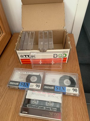 CASSETTE A NASTRO diverse marche 90s 60s MASTERTAPE Qualità 