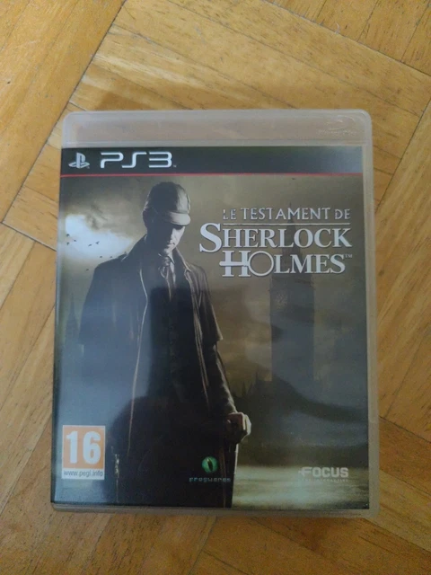 Jeu PS3 SHERLOCK HOLMES : CRIMES ET PUNISHMENTS – Version FR Complète Avec Notice – Très Bon état (TBE)