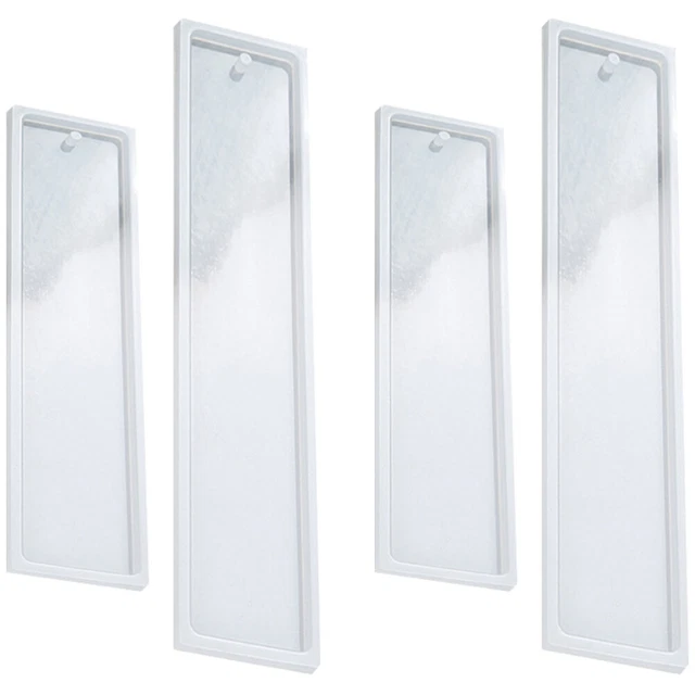 4 piezas Marcadores Hágalo usted mismo Marcadores Moldes en blanco Moldes de silicona Vela de resina