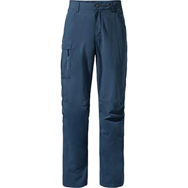 (TG. 58) VAUDE Men's Farley Pants V Pantaloni, Mare Scuro, 58 Uomo - NUOVO