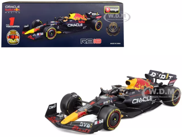 Red Bull Rb18 #1 Verstappen F1 "Drivers' Champion" (2022) 1/24 By Bburago 28026