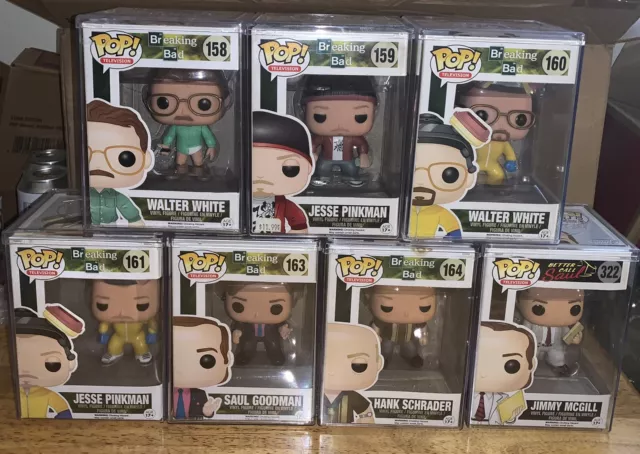 Funko Breaking Bad & BCS Funko Pop Lot of 7 : Walter, Jesse, Saul / Jimmy & Hank