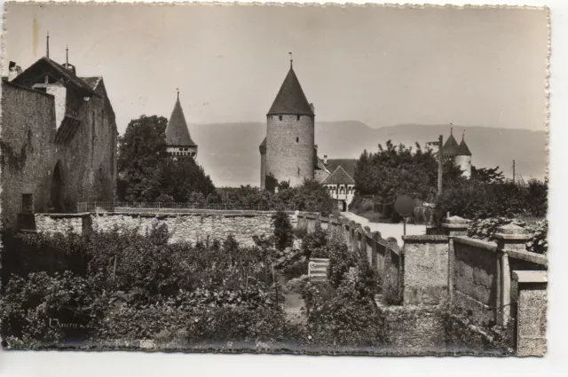 SUISSE - SWITZERLAND - SCHWEIZ - ESTAVAYER LE LAC le Chateau Cpa 1946