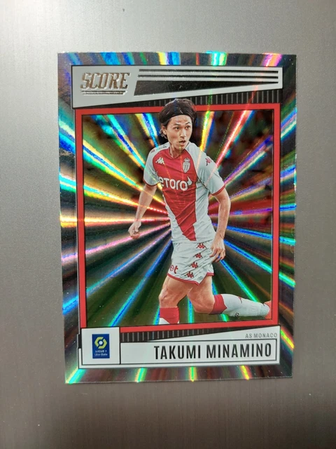 Carte laser Panini Score 2023 Takumi Minamino