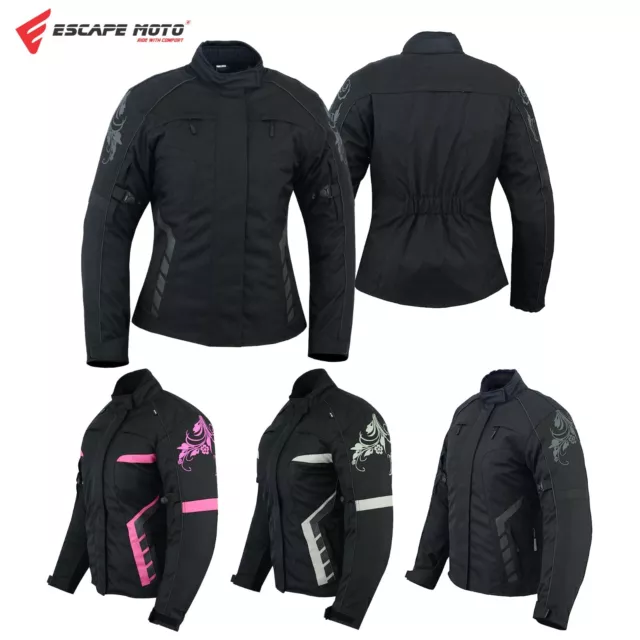 Motorbike Textile Jacket Motorcycle Riding Outdoor Jacket CE Armors MultiColors