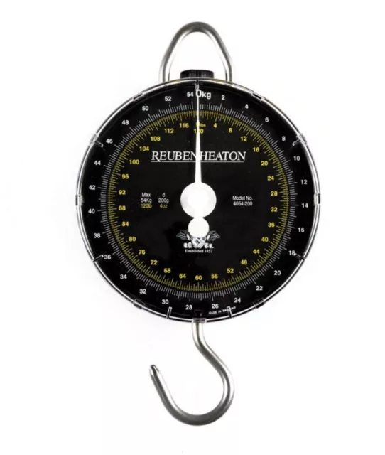 Reuben Heaton Standard Angling Fishing Scales - 60lb/120lb Imperial/Metric