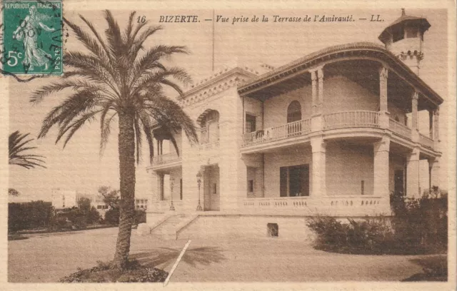 AC8 CPA TUNISIE BIZERTE Vue Prise de la terrasse de l'Amirauté