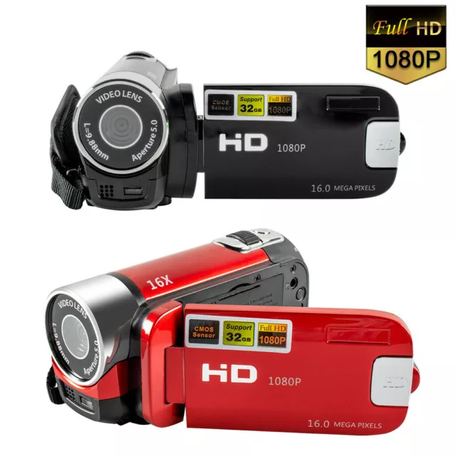 Video Camera Camcorder Vlogging Camera Full HD 1080P Digital Camera Durable UK