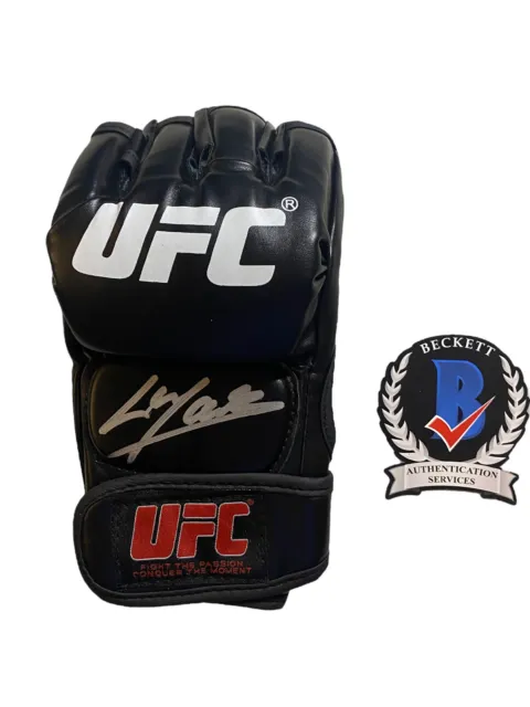 Lyoto The Dragon Machida Signed Ufc Mma Glove Beckett Bas Coa Ac62205