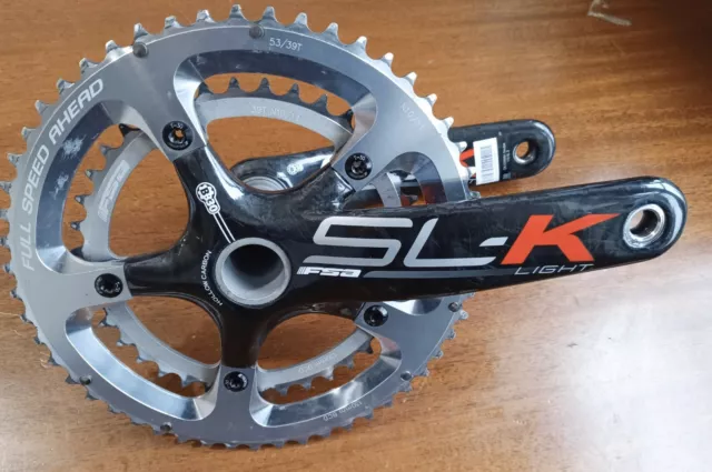 Used FSA SL-K Light Carbon Cranks