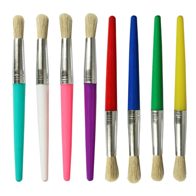 Ahlsen 1 Lot De 15 Pinceaux Ronds Pointus Pour Peinture Acrylique Huile Aquarelle Artiste Pinceau Pour Enfants Corps Visage Ongles Dtails Et Peinture Rupestre 61512539
